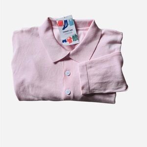 NWT Men’s light pink polo shirt, sweater, size L